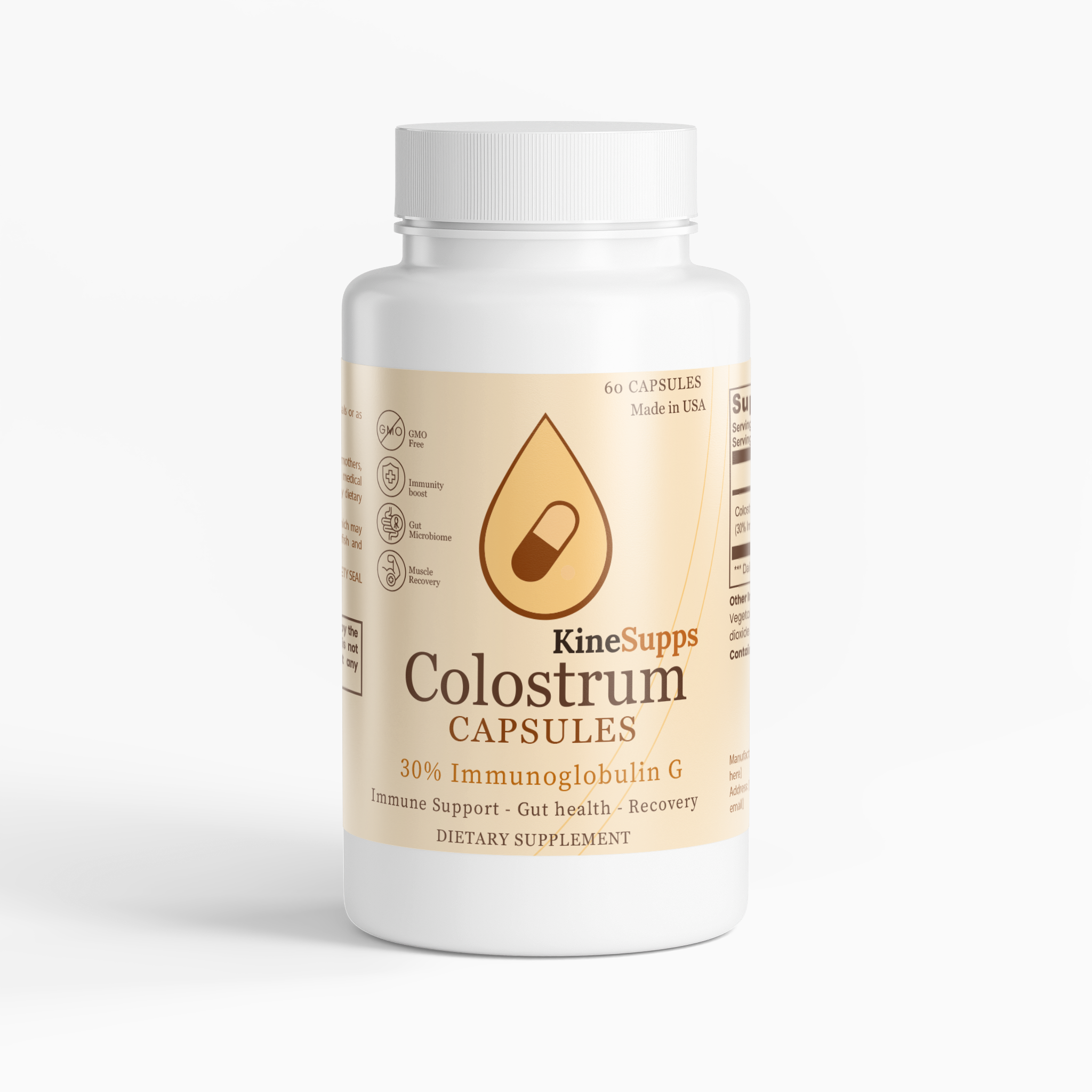 Kine Supps Colostrum Capsules